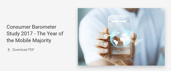 Google Consumer Barometer for Mobile First
