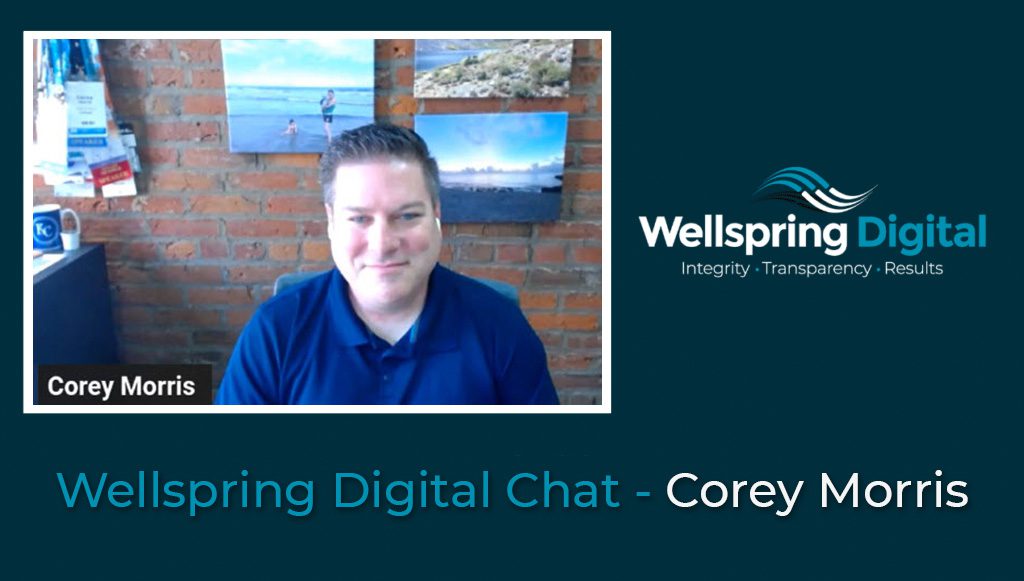 Corey Morris, Digital Marketing Industry Leader, Speaker, and Writer